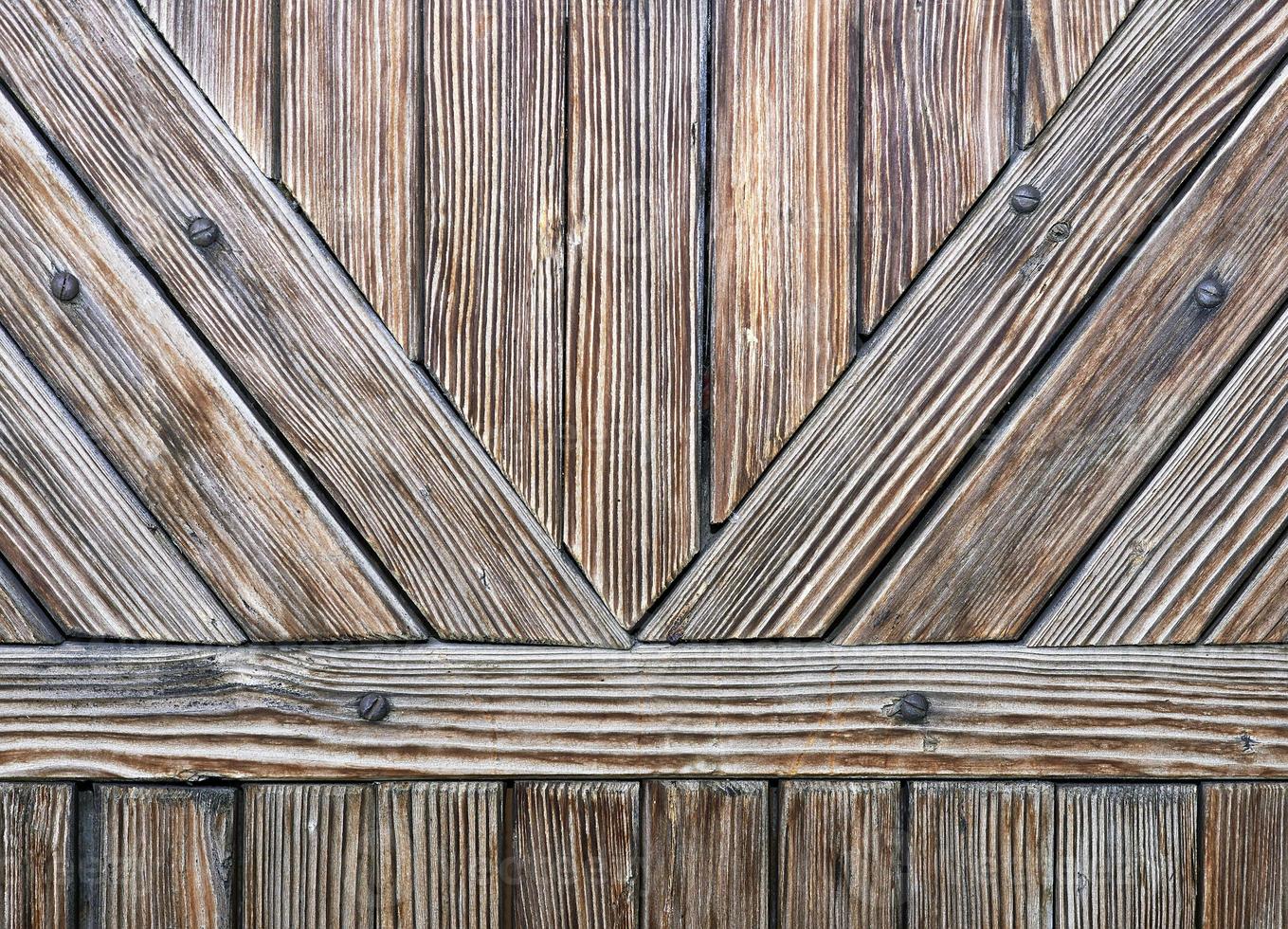 Detail of wooden doors photo