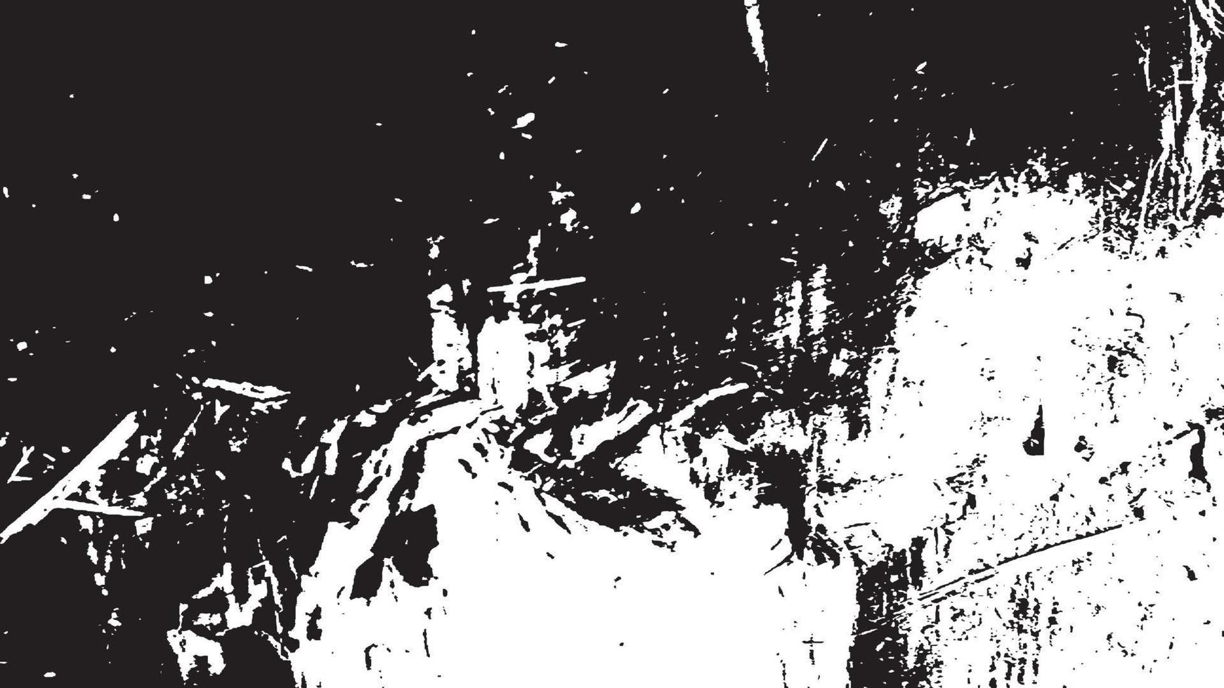 Vector Distressed Dirt Overlay, Retro distressed grunge texture, Grunge background black and white. Texture of chips, cracks, scratches, scuffs, dust, dirt. Old vintage vector pattern.