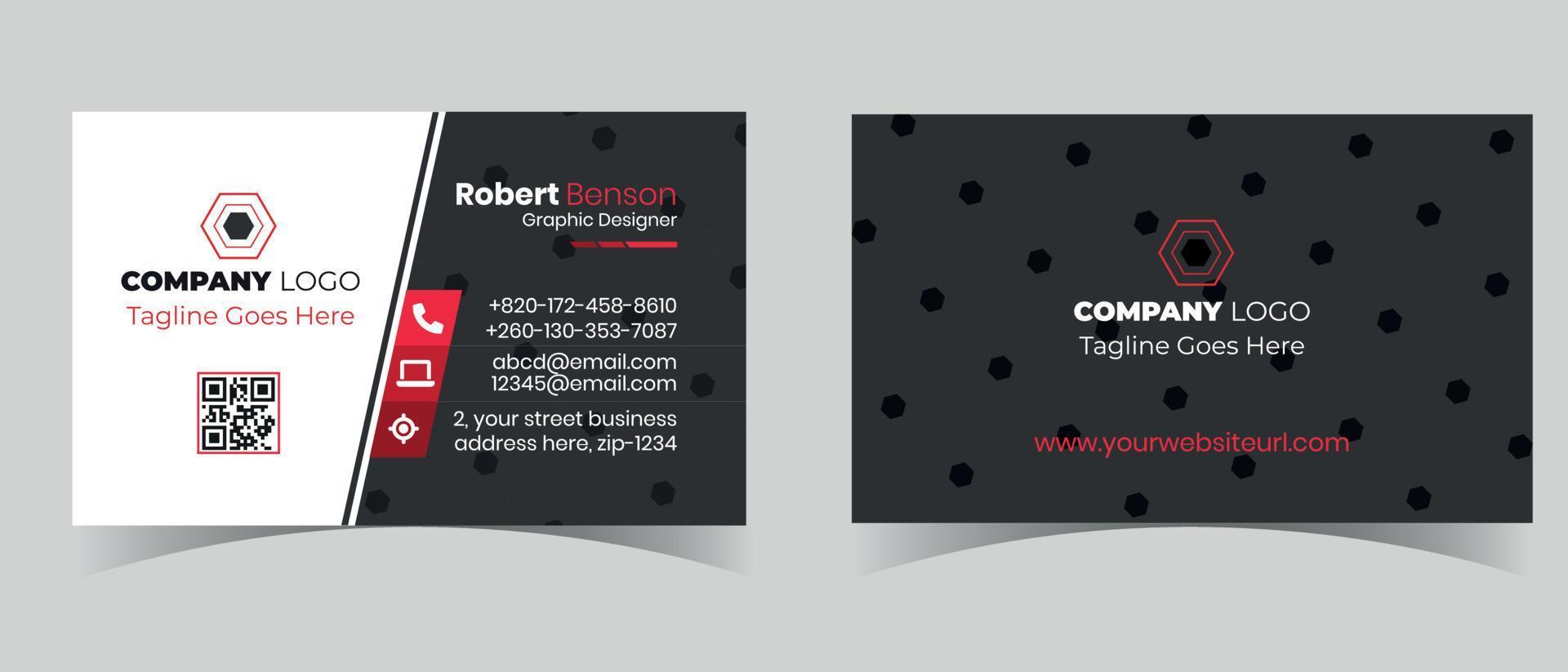 Corporate Business Cards Template vector