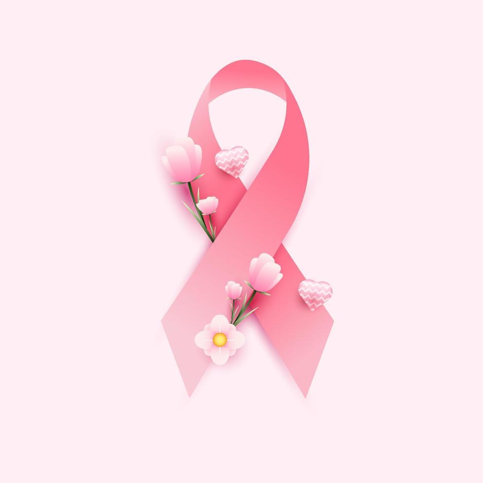 Breast Cancer Awareness Month, suitable for backgrounds, banners, posters, and others vector