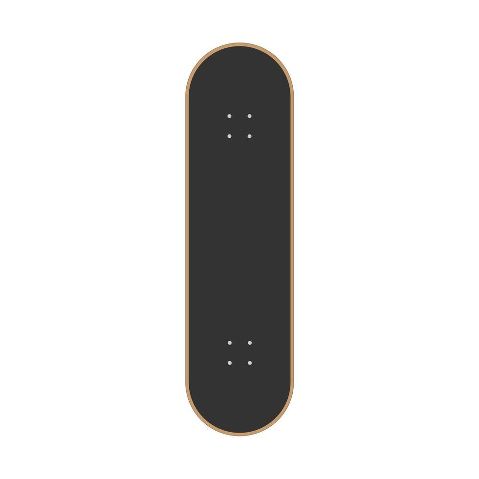 Vector flat skate board