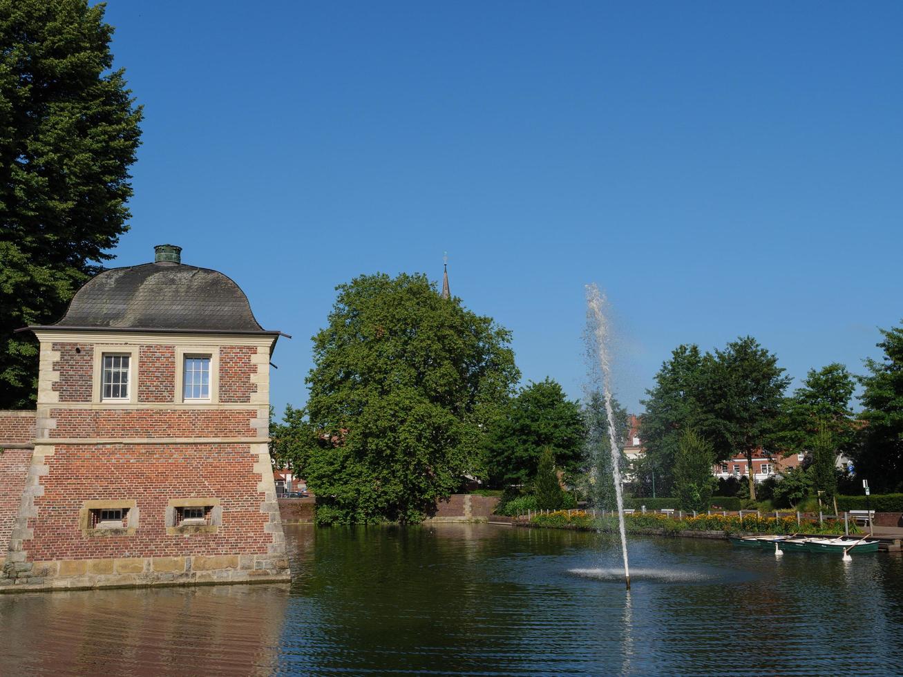 ahaus,germany,2021-ahaus castle in germany photo