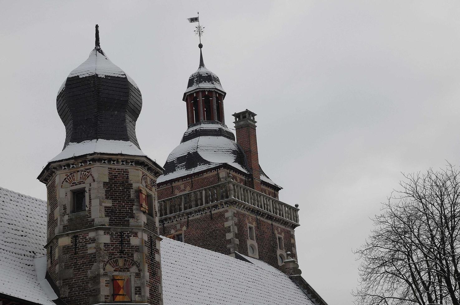 raesfeld,alemania,2020-el castillo de raesfeld en alemania foto