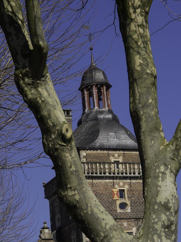 raesfeld,alemania,2020-el castillo de raesfeld en alemania foto