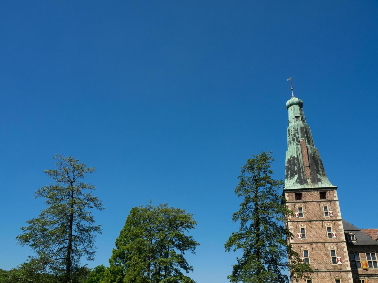 raesfeld,alemania,2020-el castillo de raesfeld en alemania foto