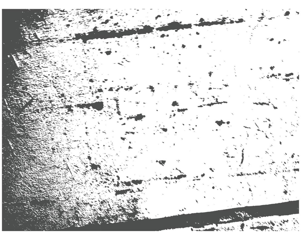 Grunge background black and white. Texture of chips, cracks, scratches, scuffs, dust, dirt. Dark monochrome surface. Old vintage vector pattern.