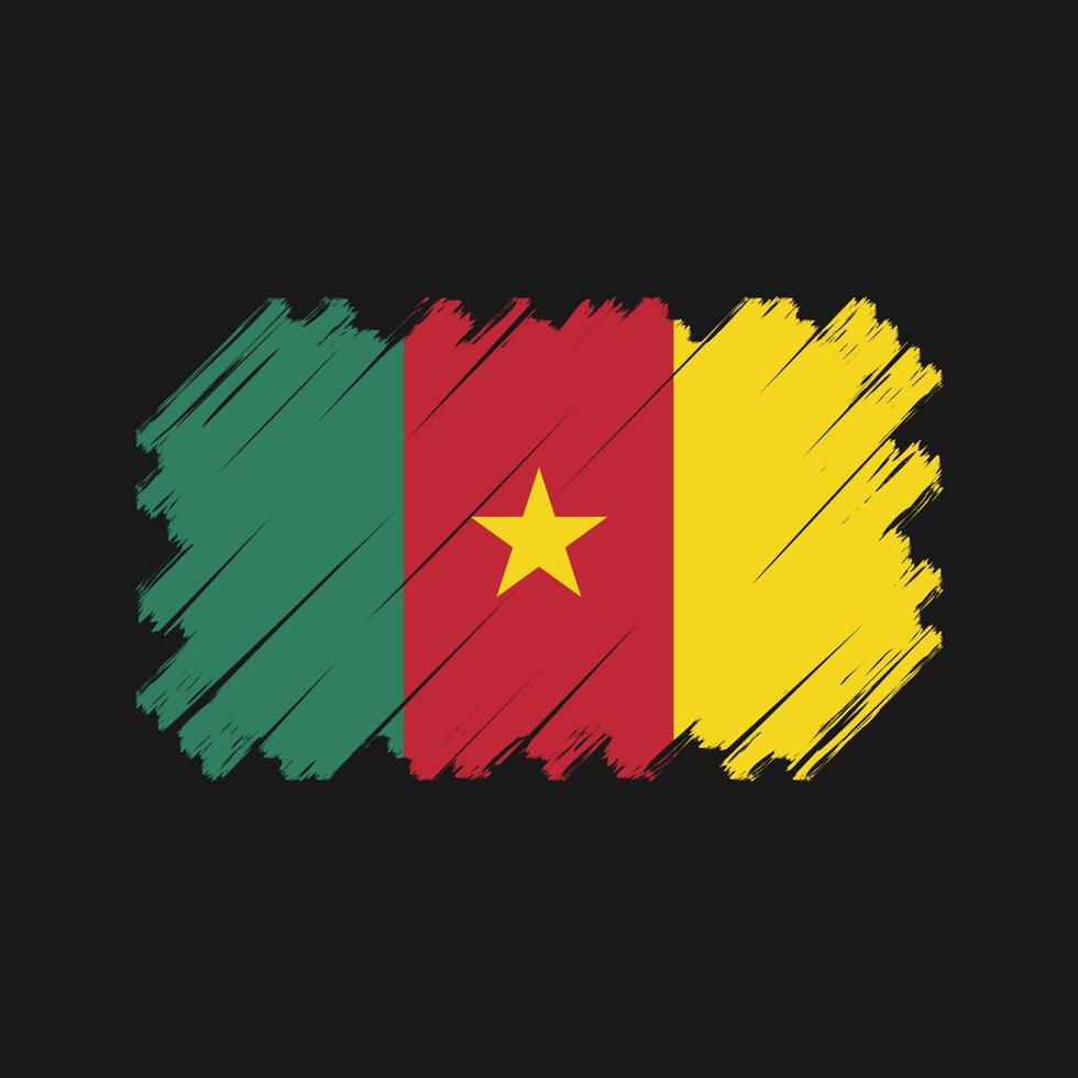 Cameroon Flag Vector. National Flag vector