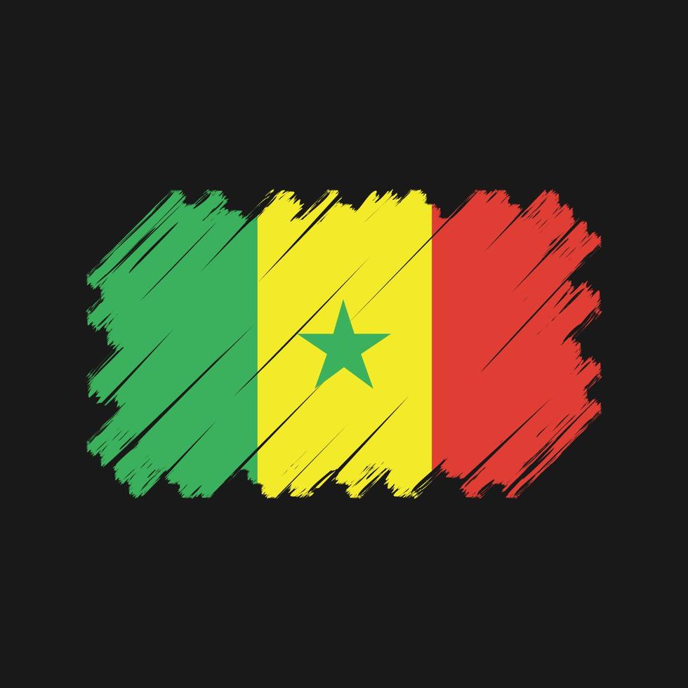 Senegal Flag Vector. National Flag vector