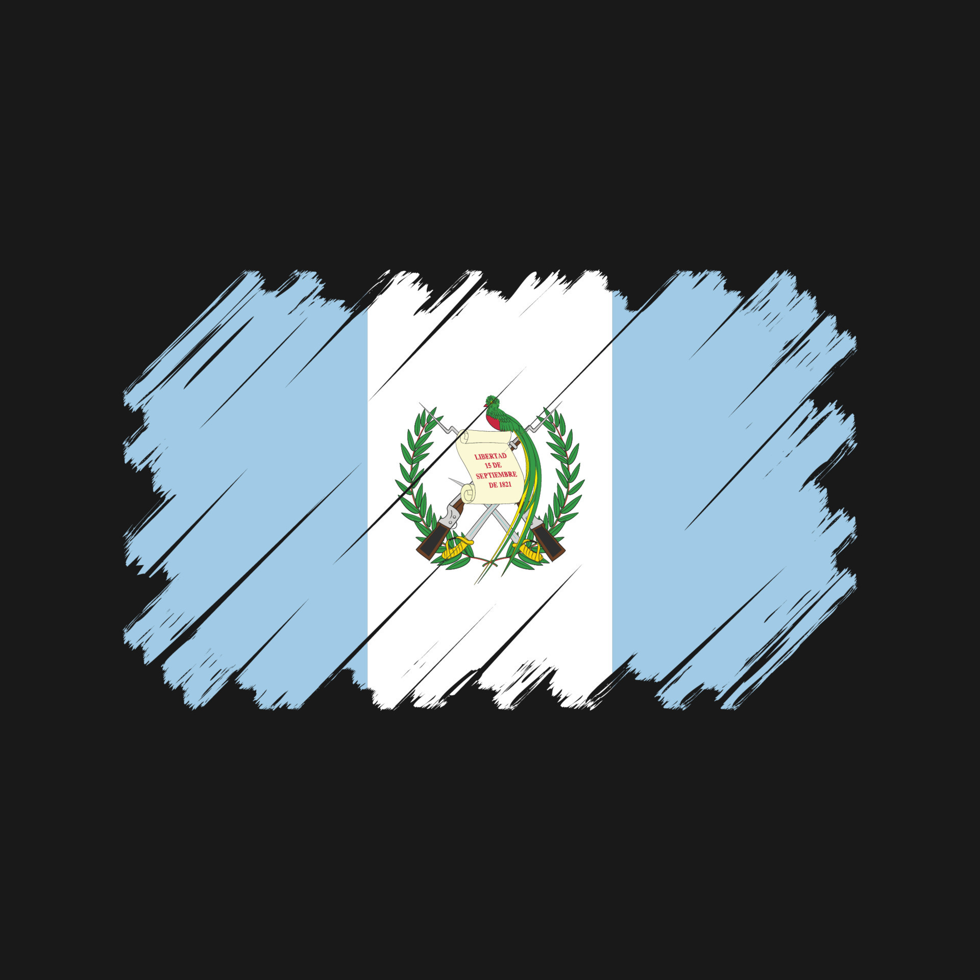 vector de la bandera de guatemala. bandera nacional 11509886 Vector en