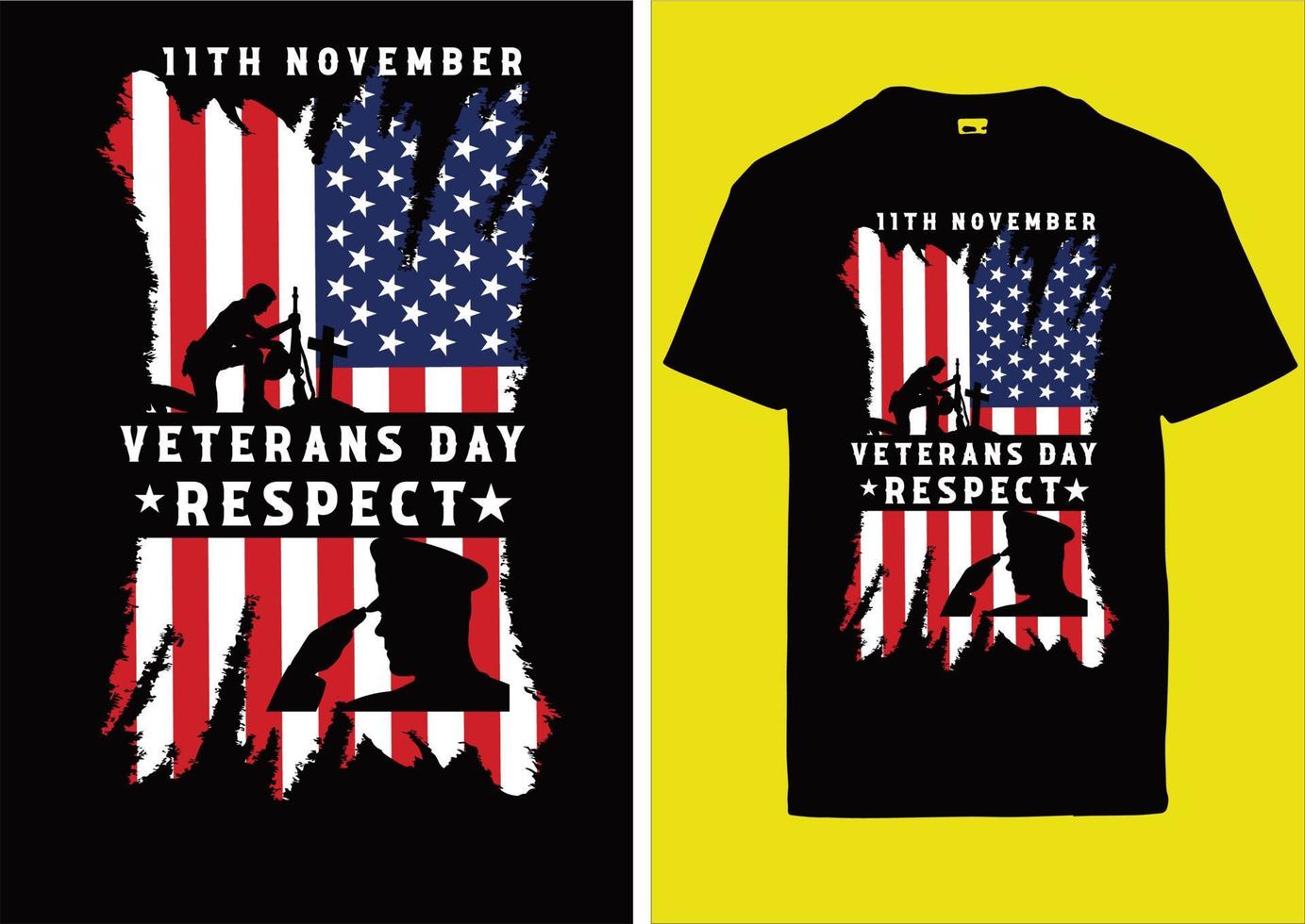 Veterans Tshirt Design Tempate vector