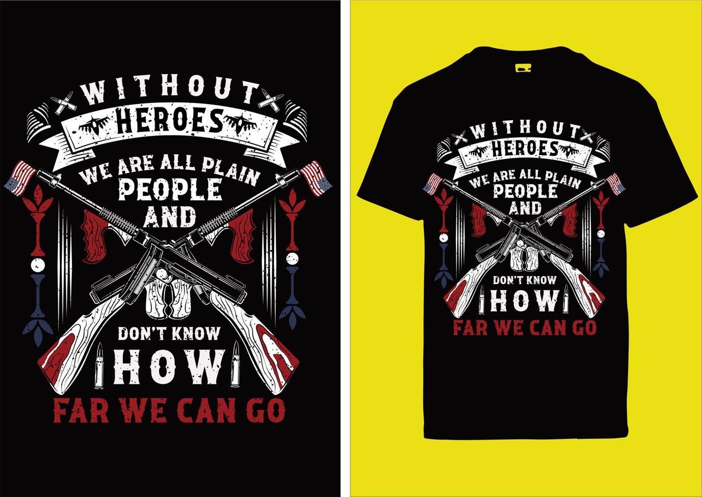 Veterans Tshirt Design Tempate vector
