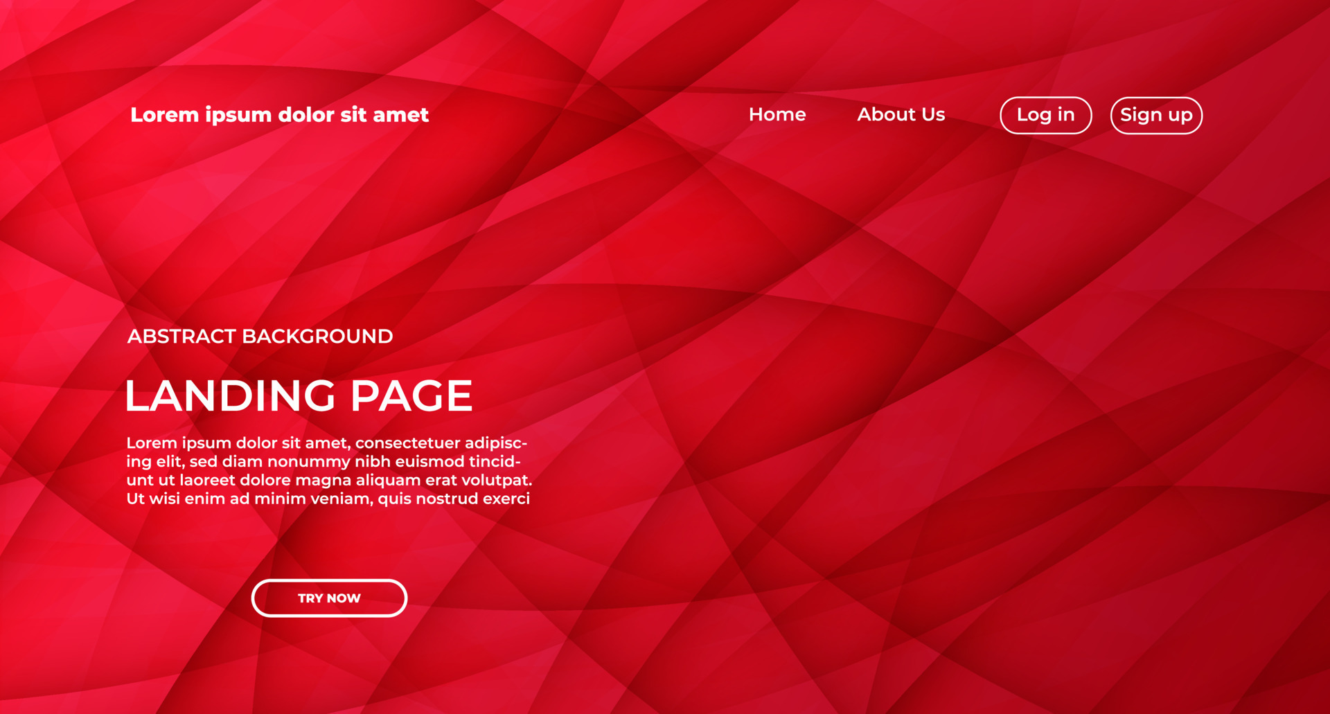 Landing Page Background Red Gradient Color 11509952 Vector Art at Vecteezy