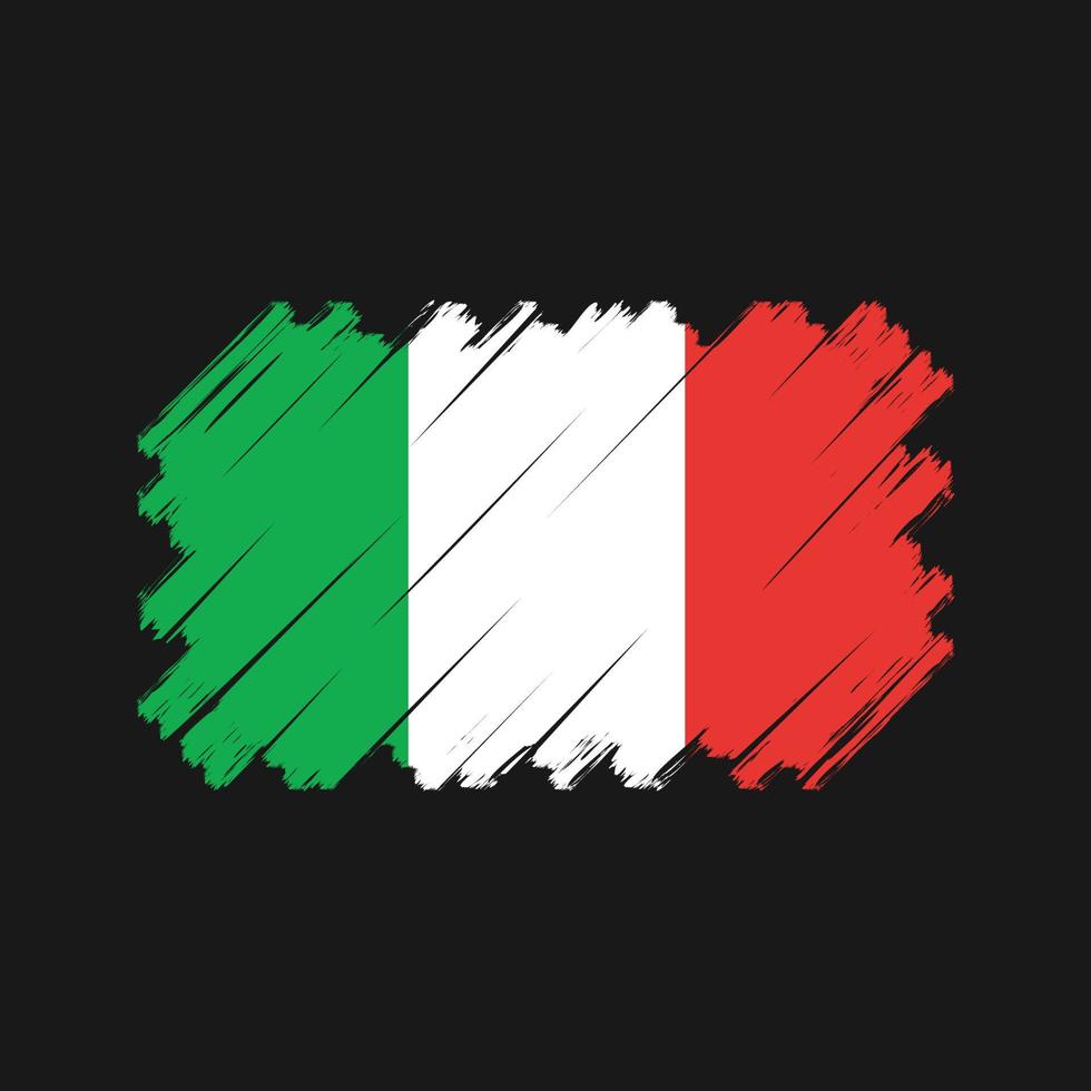 vector de bandera de italia. bandera nacional