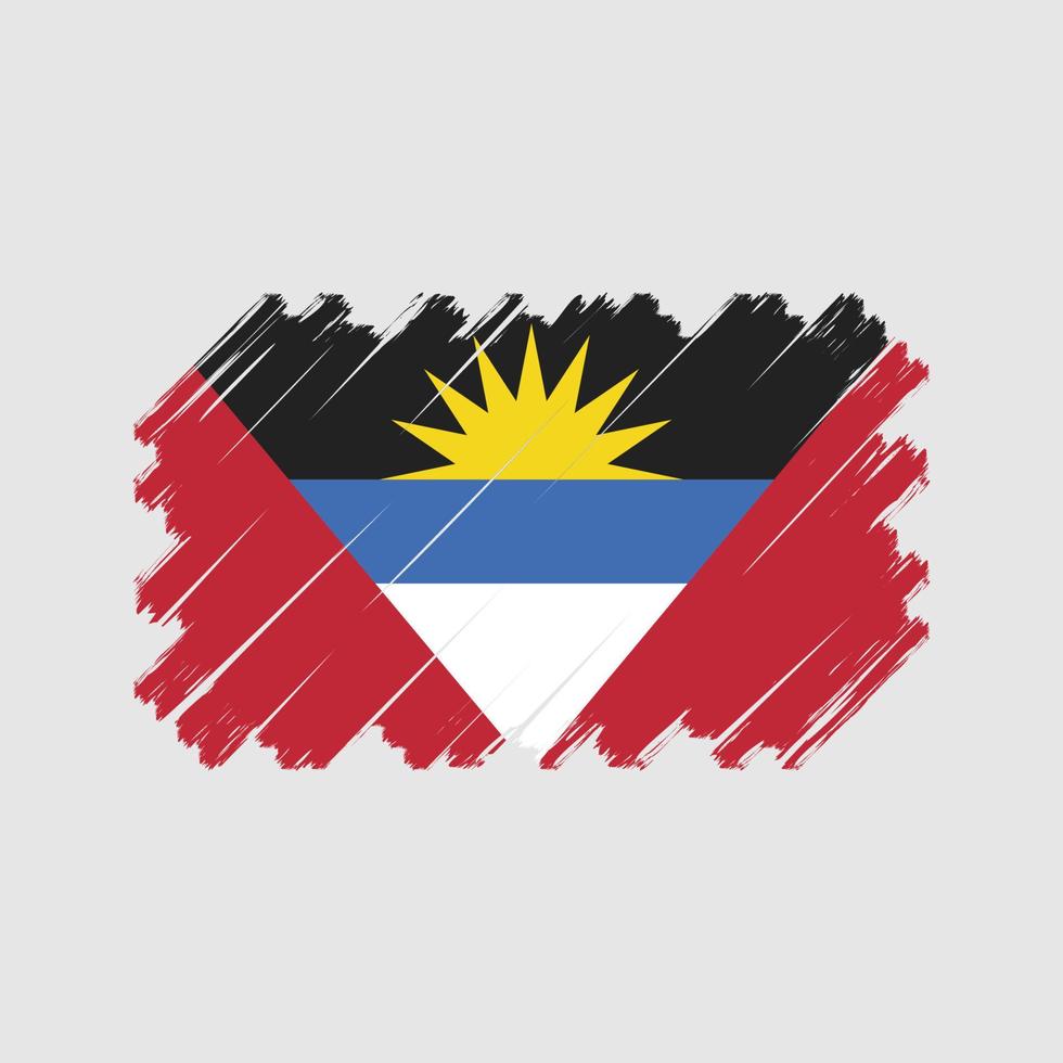 vector de bandera de antigua y barbuda. bandera nacional