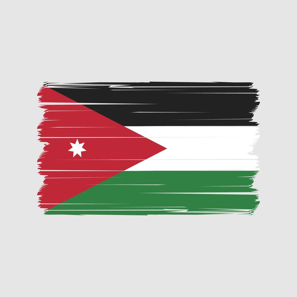 Jordan Flag Vector. National Flag Vector