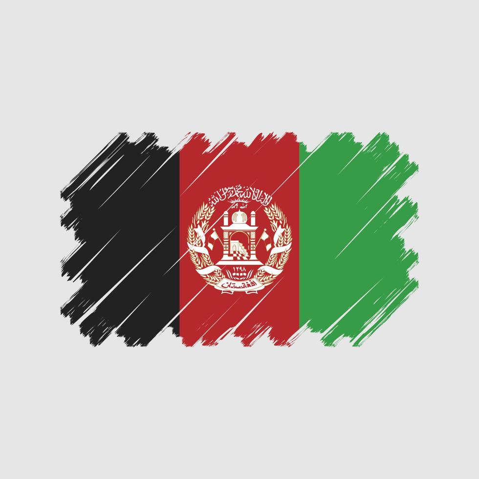 vector de la bandera de afganistán. bandera nacional