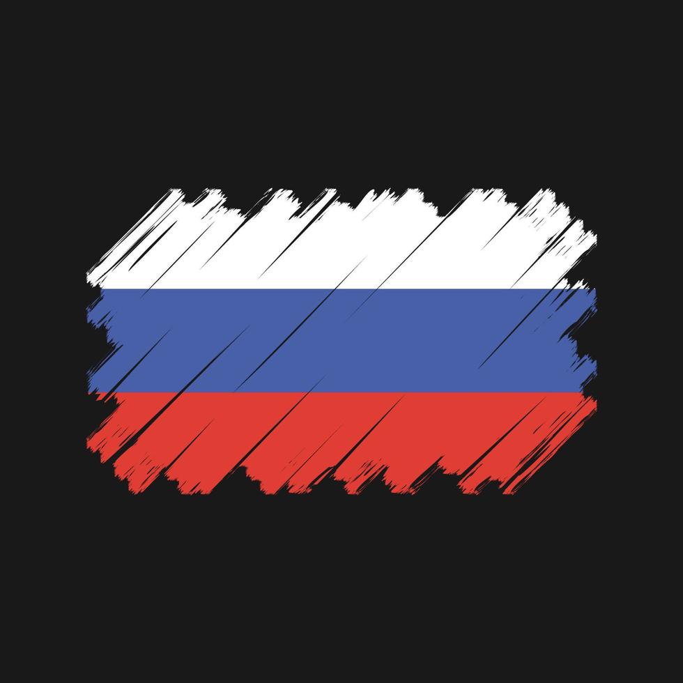 vector de la bandera de rusia. bandera nacional