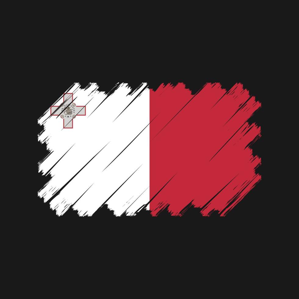 Malta Flag Vector. National Flag vector