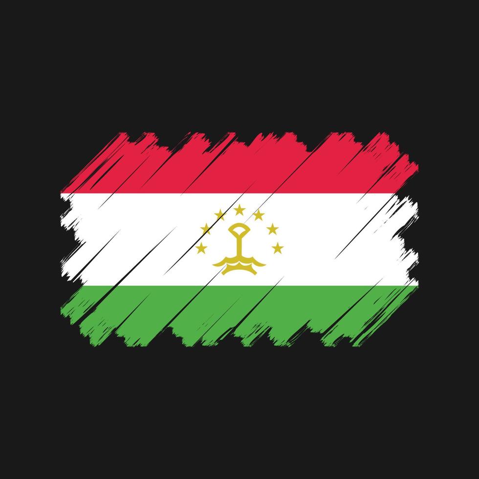Tajikistan Flag Vector. National Flag vector