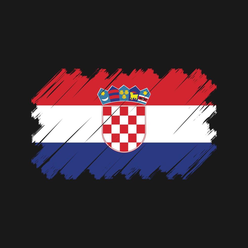 Croatia Flag Vector. National Flag vector