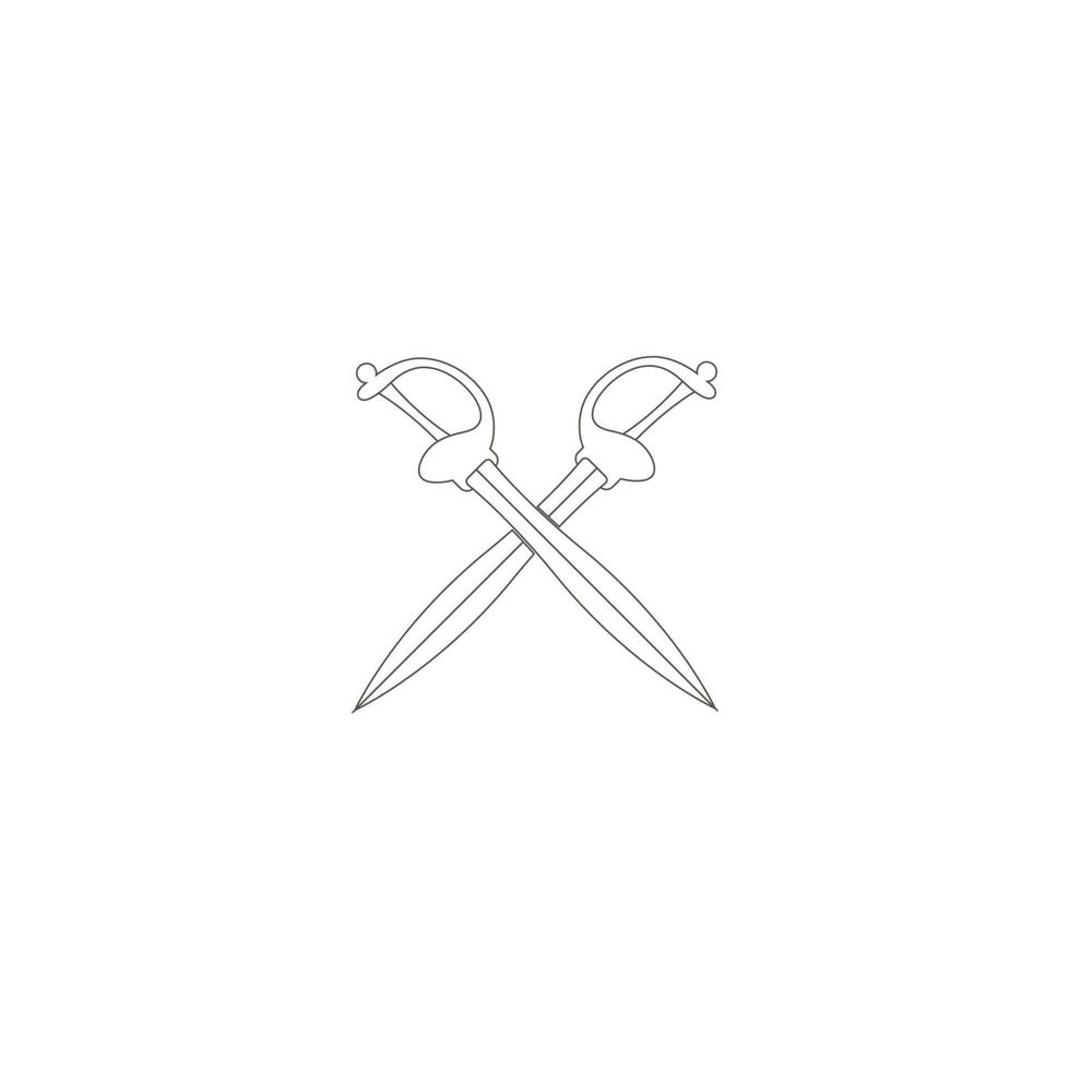 sword icon vector illustration