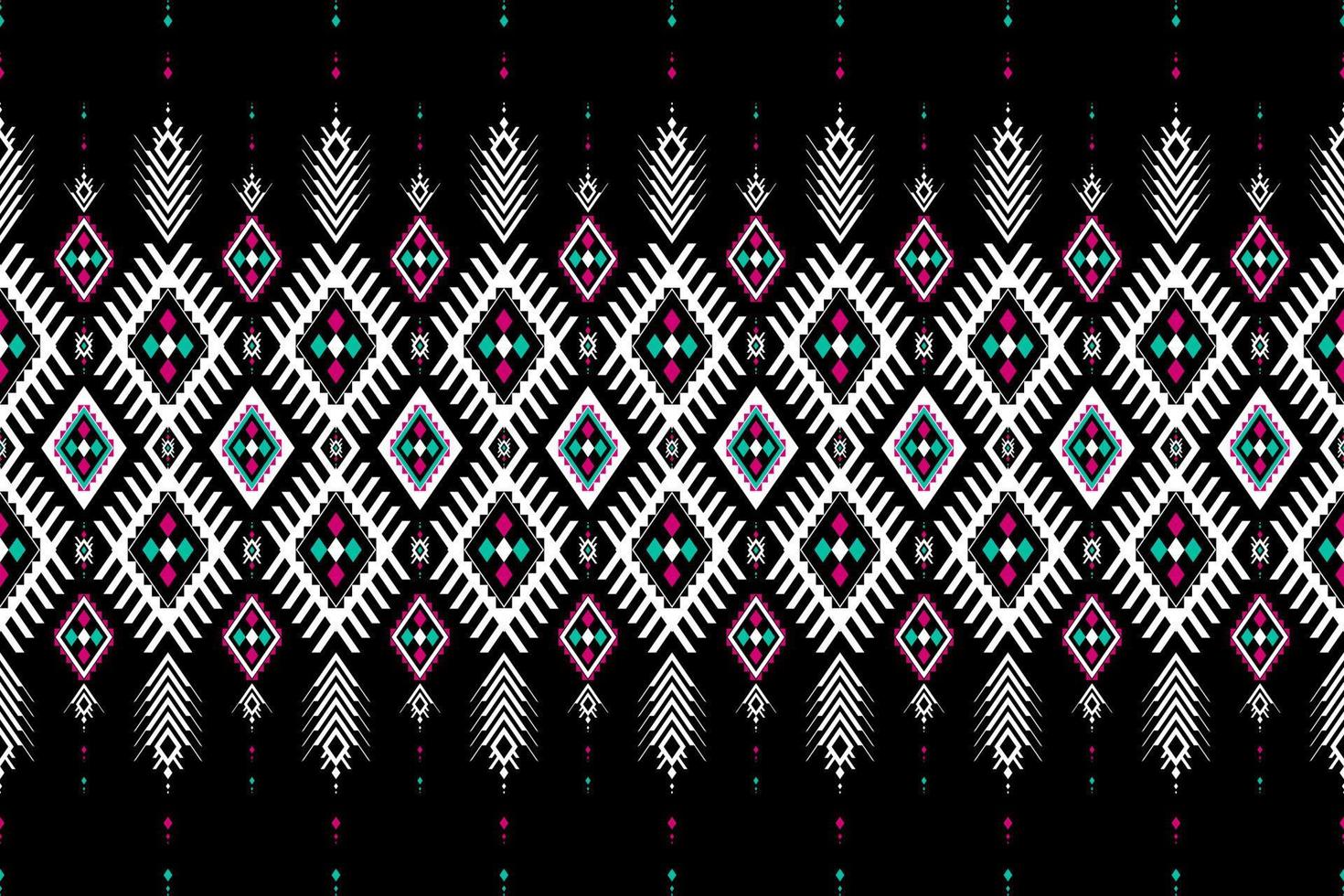 hermoso patrón de arte azteca. patrón geométrico étnico sin costuras en tribal. vector