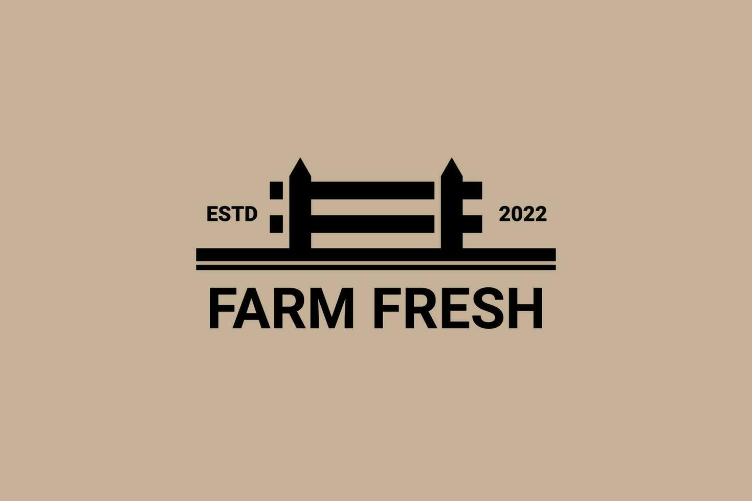 Farm logo vector illustration design