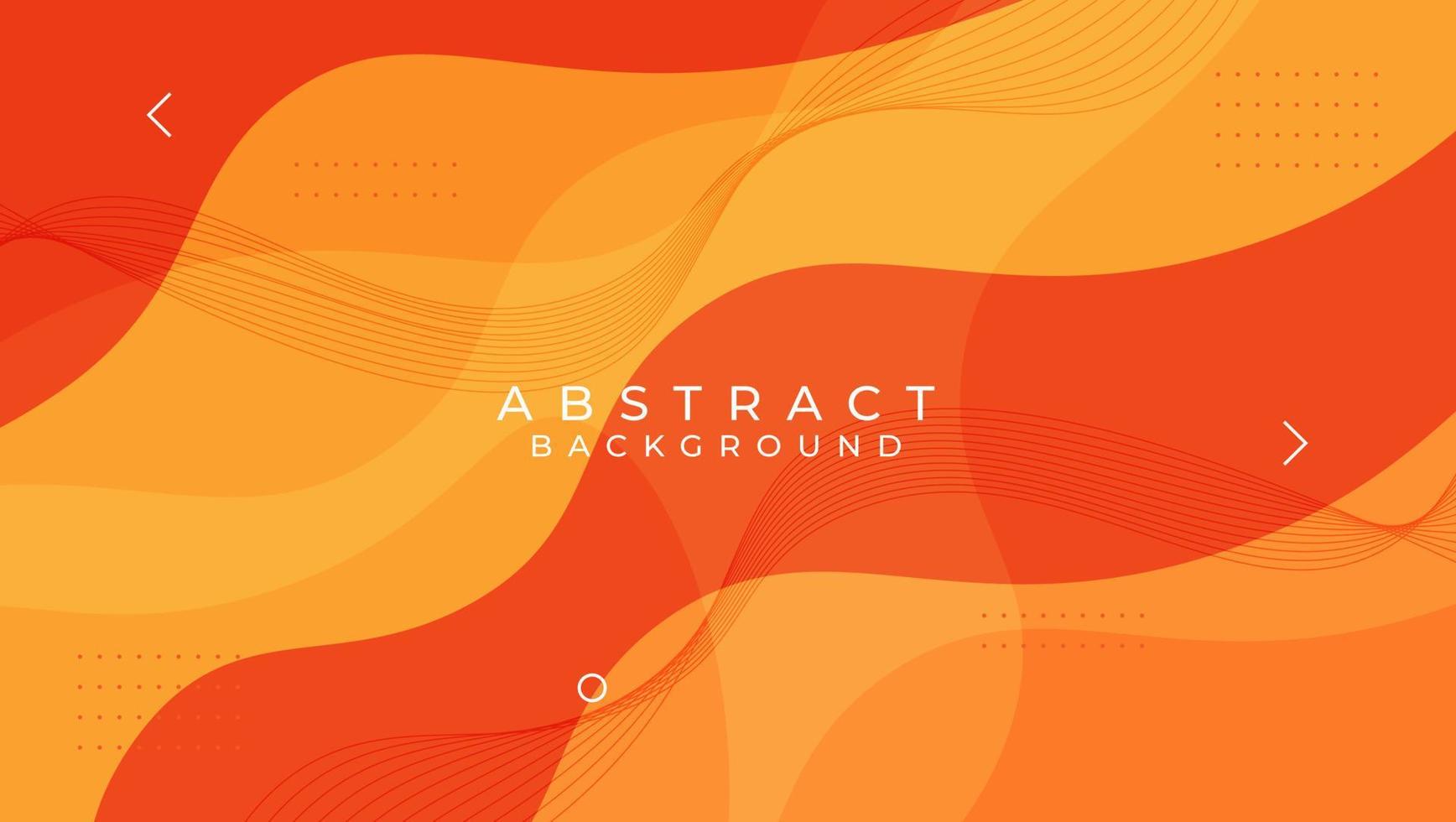 Gradient orange yellow abstract background design vector