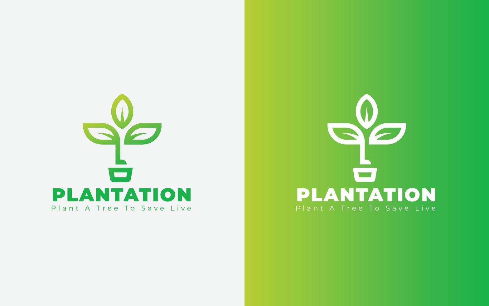 diseño de logotipo de plantación de árboles, planta biológica, logotipo de biología, vector de elemento de naturaleza ecológica, logotipo de hoja de árbol,