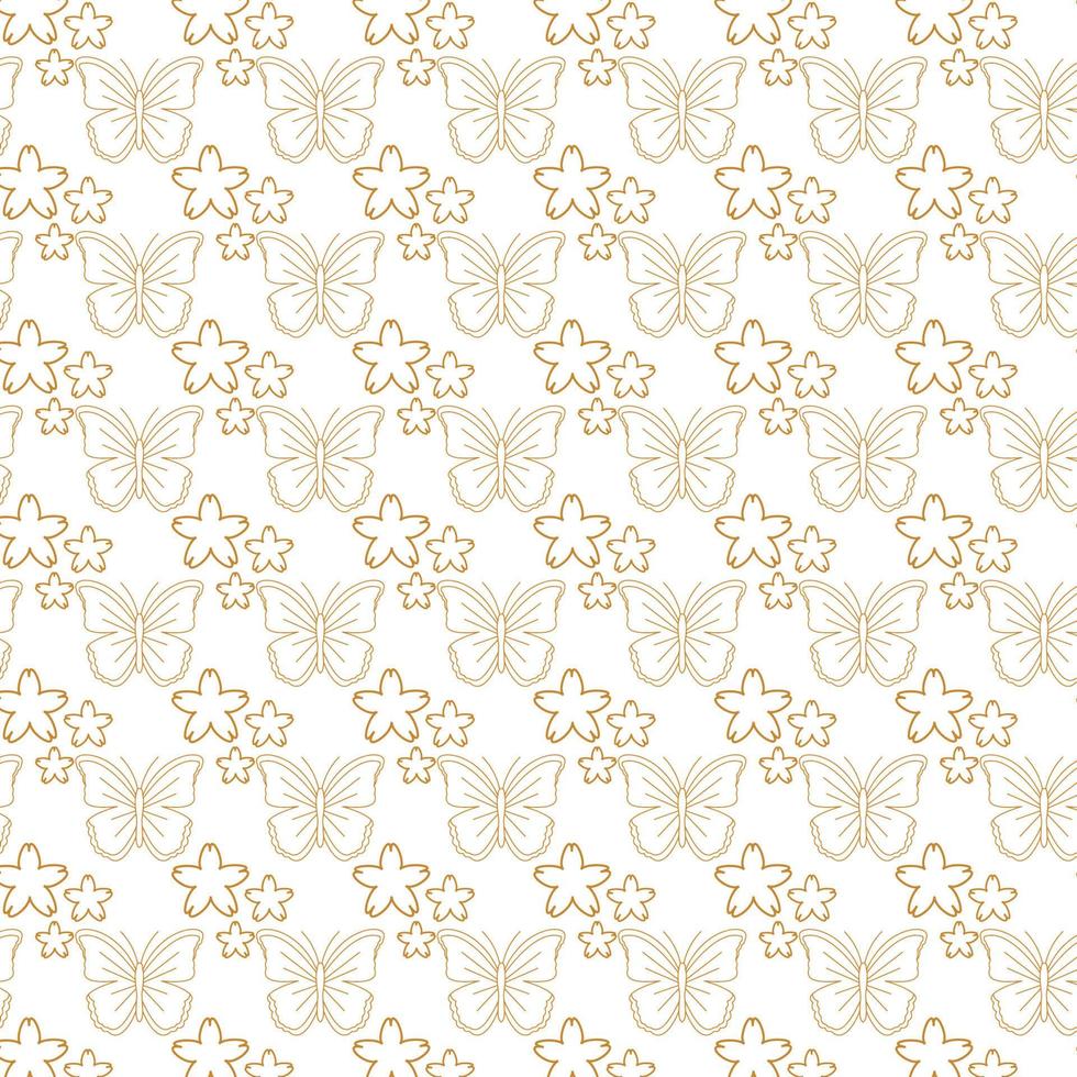 Floral and seamless pattern texture design vector