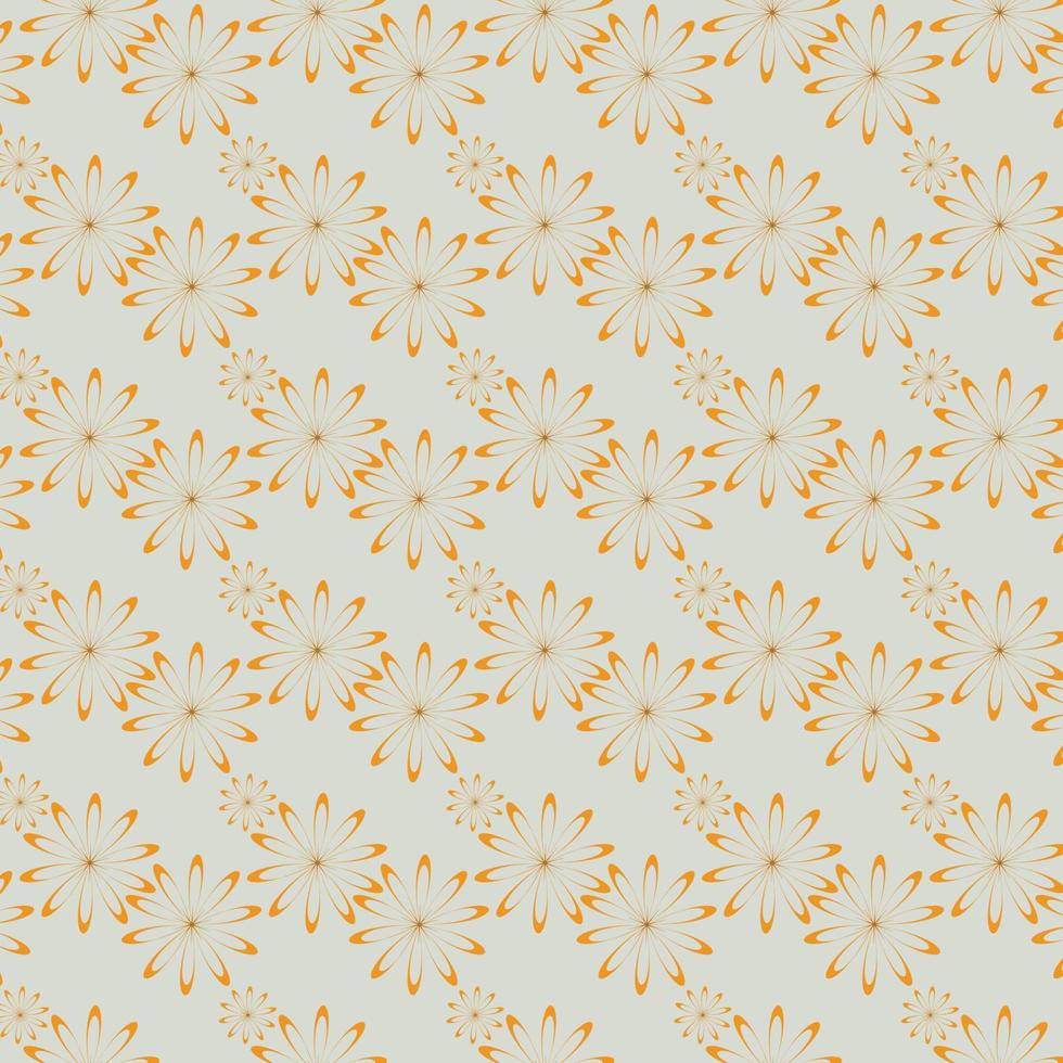 Unique floral and seamless pattern design vector