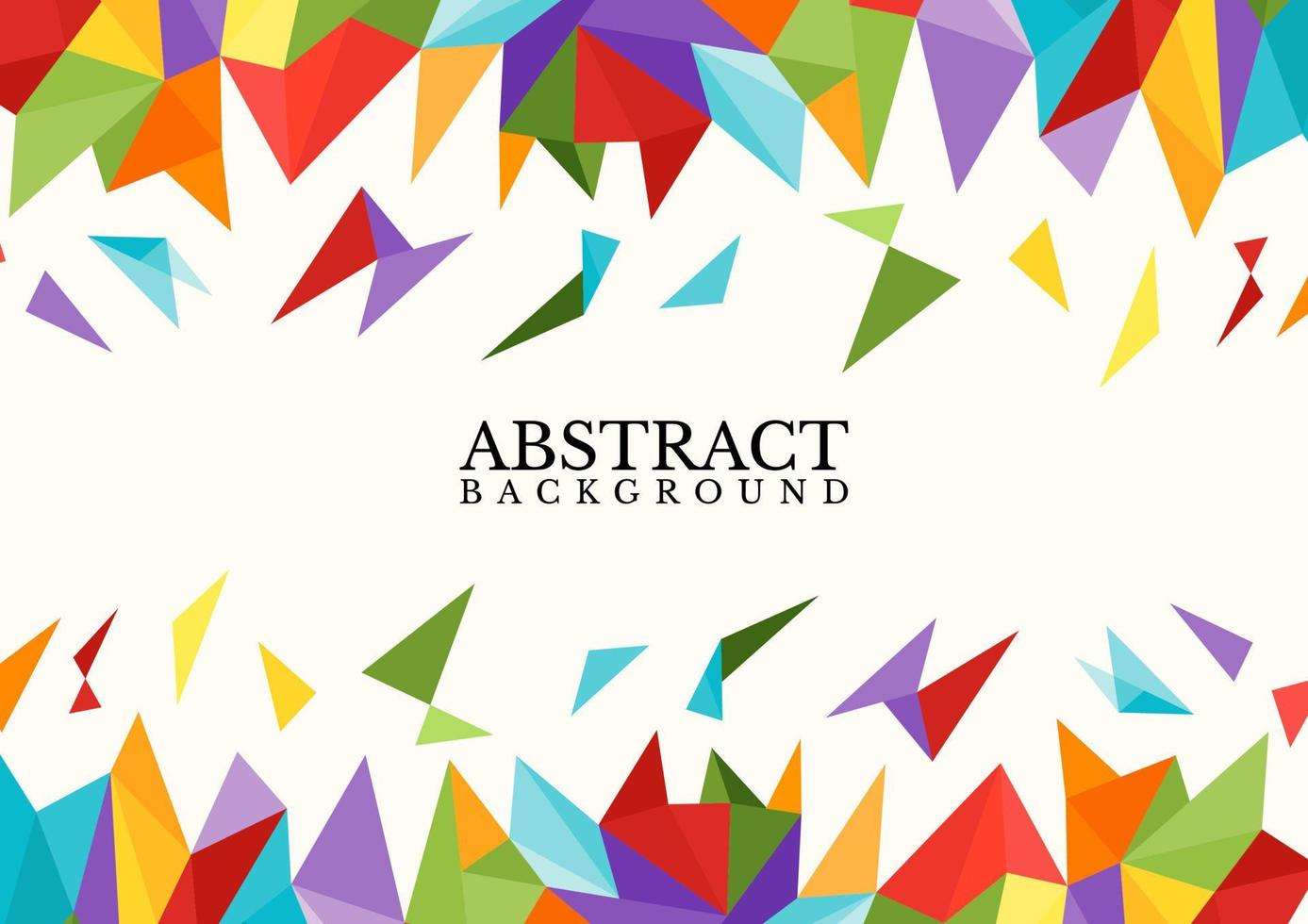 Abstract colorful geometric vector background