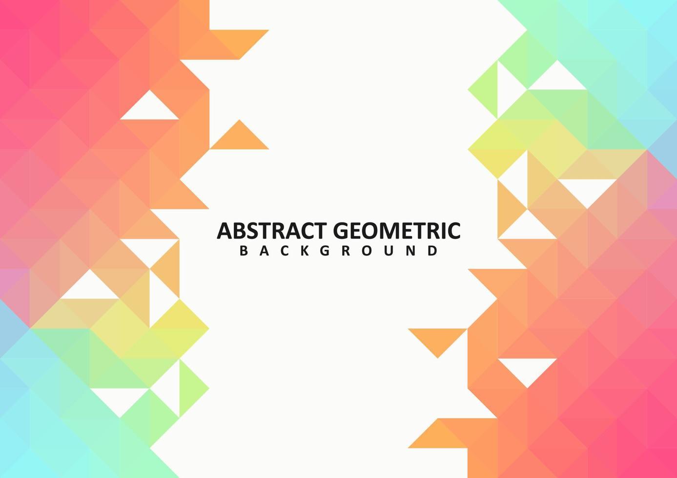 Abstract colorful geometric vector background