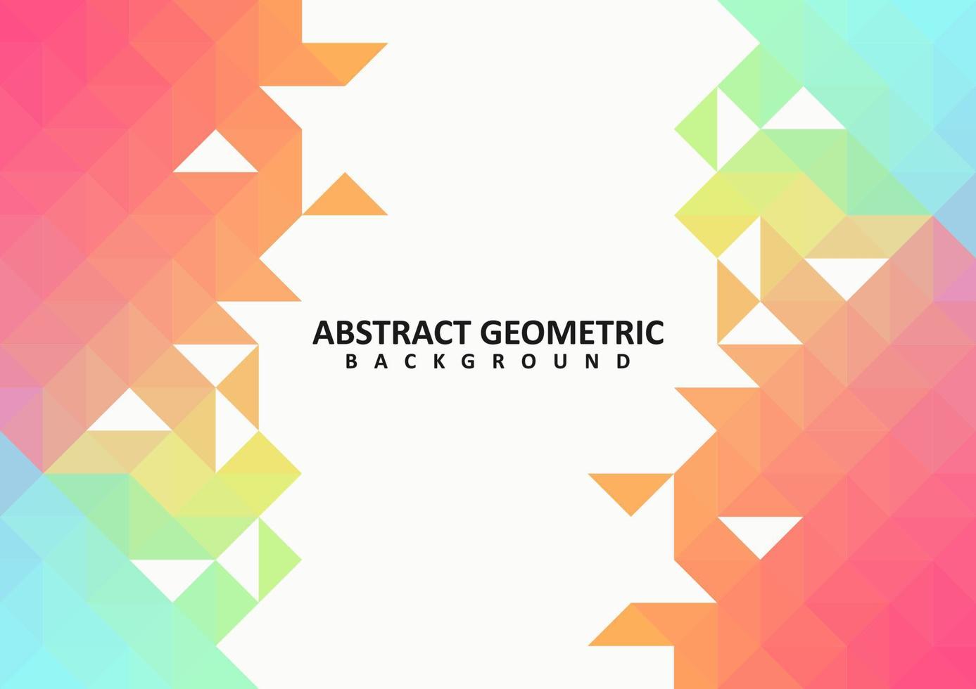 Abstract colorful geometric vector background