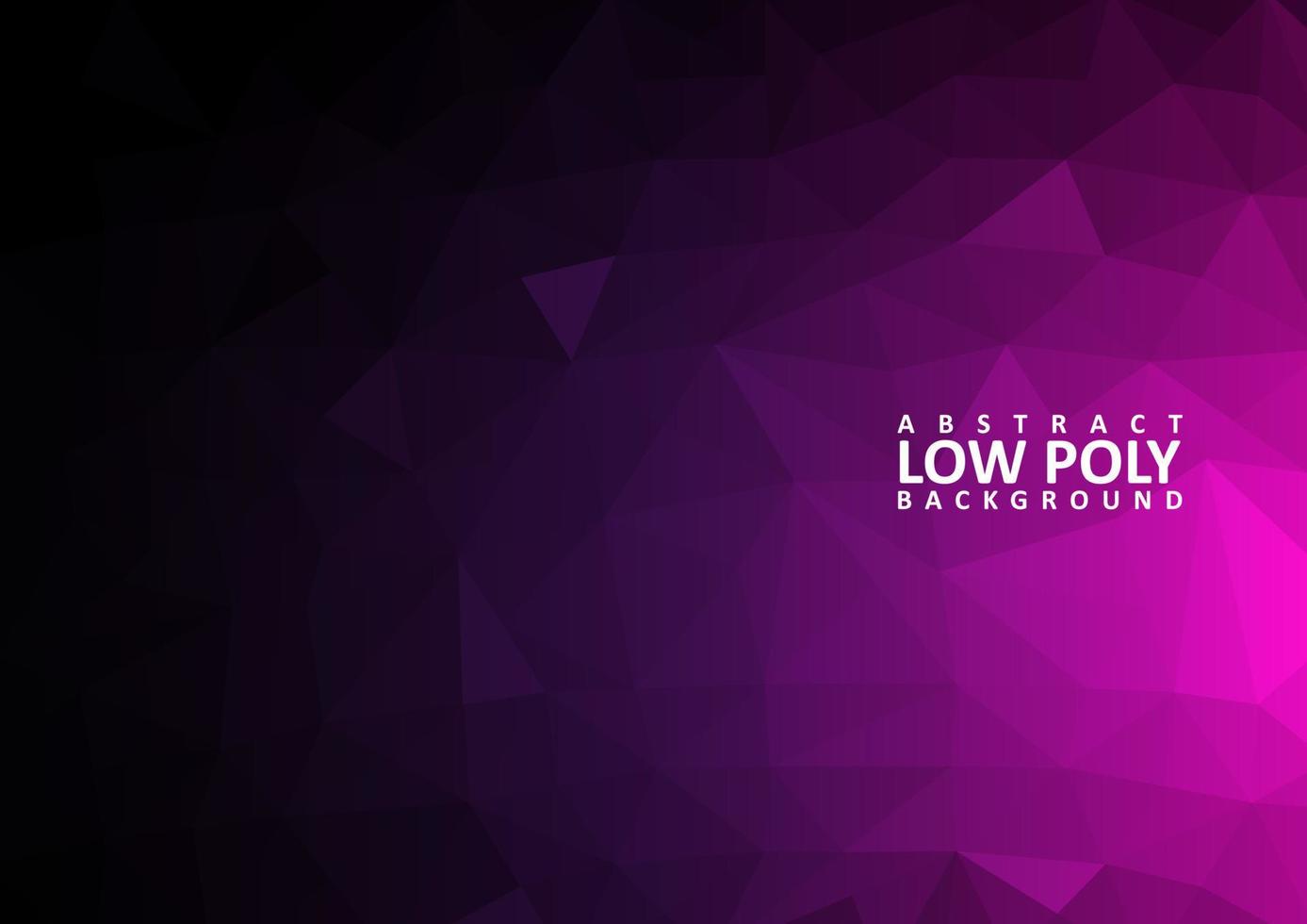 abstract low poly background with triangle shapes vector