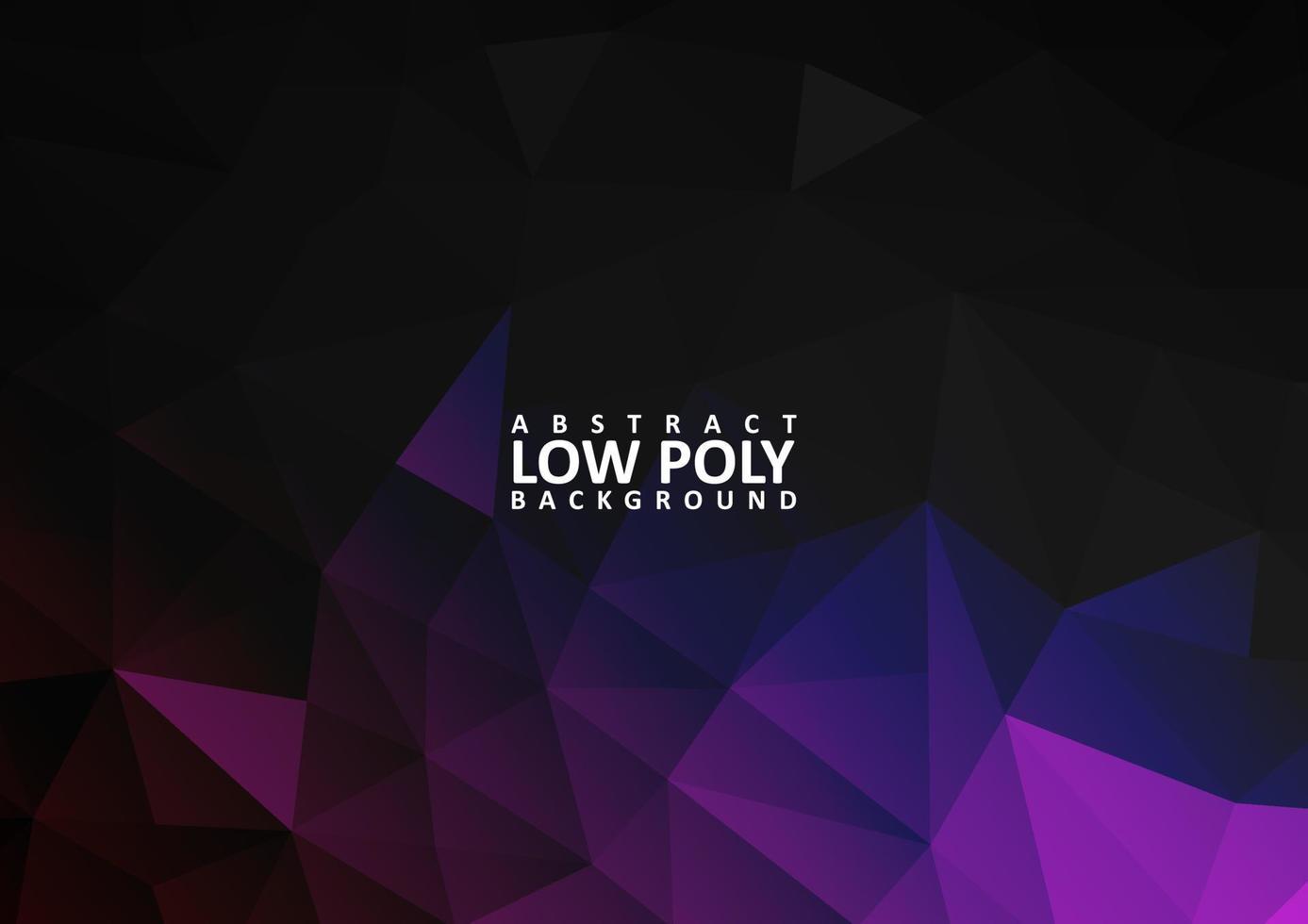 abstract low poly background with triangle shapes vector