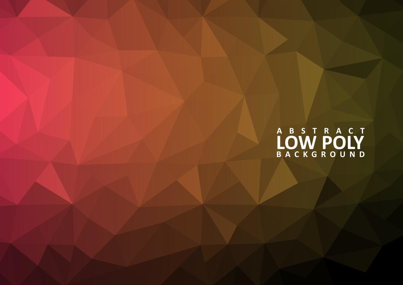 abstract low poly background with triangle shapes vector