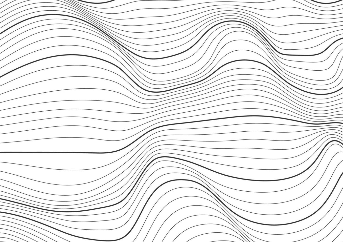 Abstract wave texture with white background vector