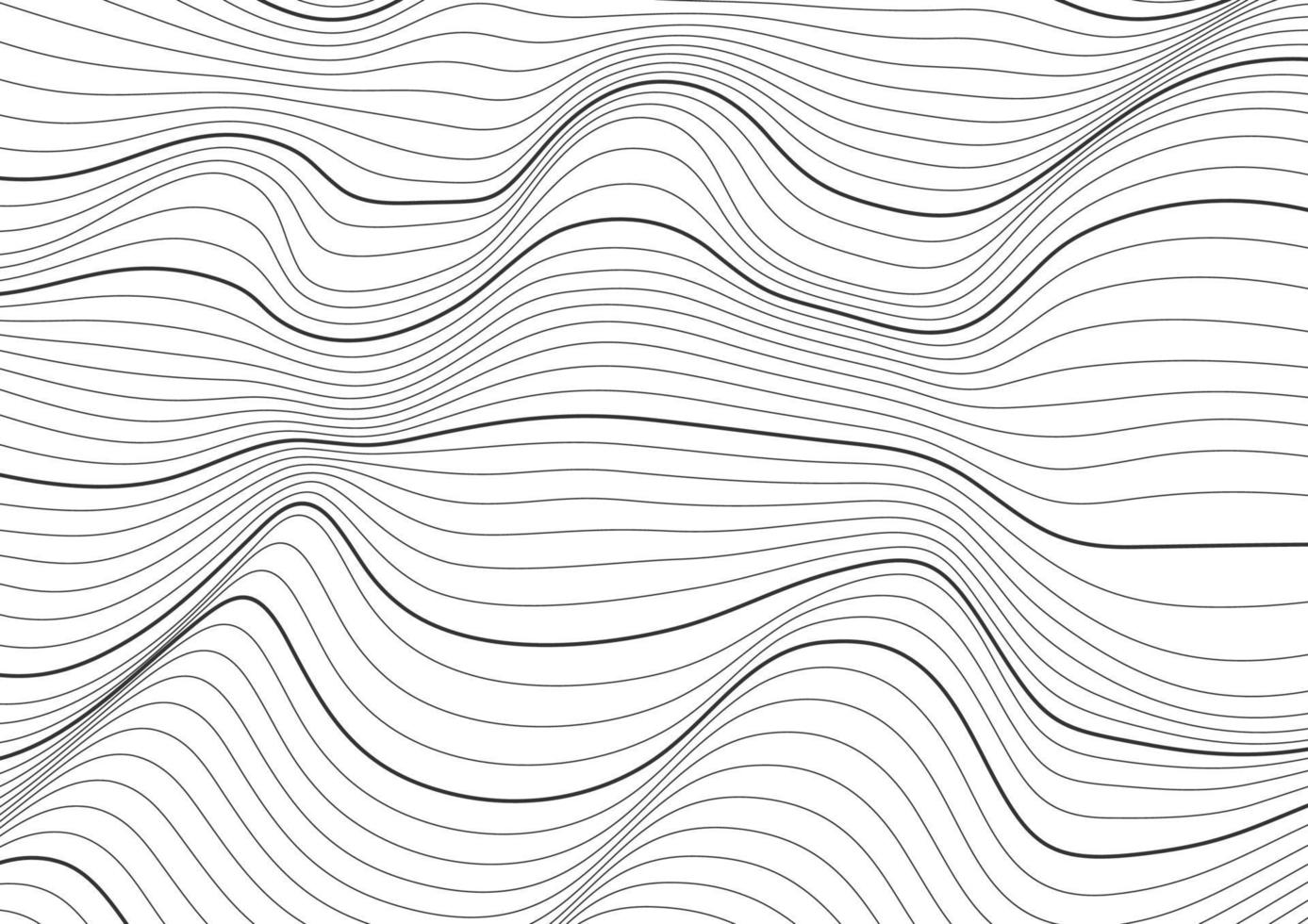 Abstract wave texture with white background vector