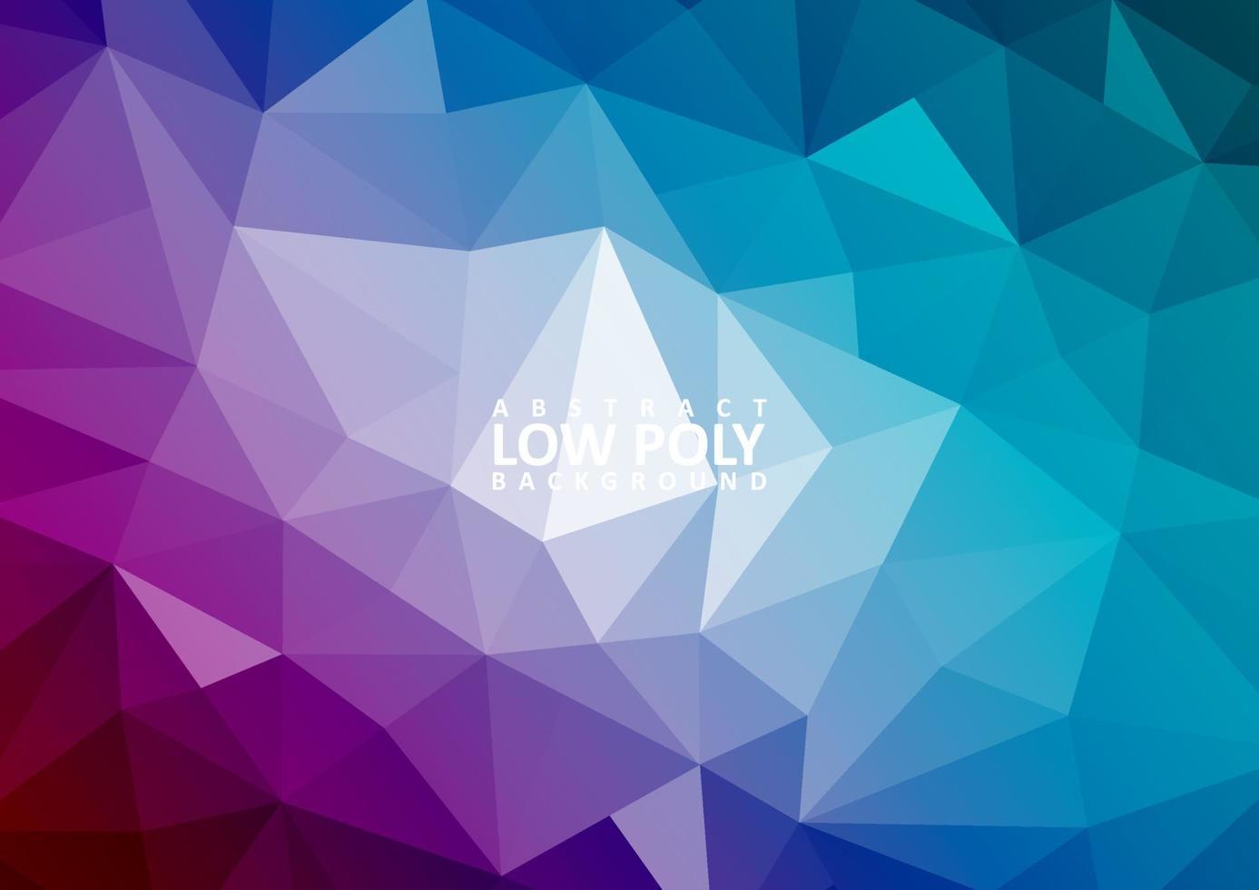 abstract low poly background with triangle shapes vector