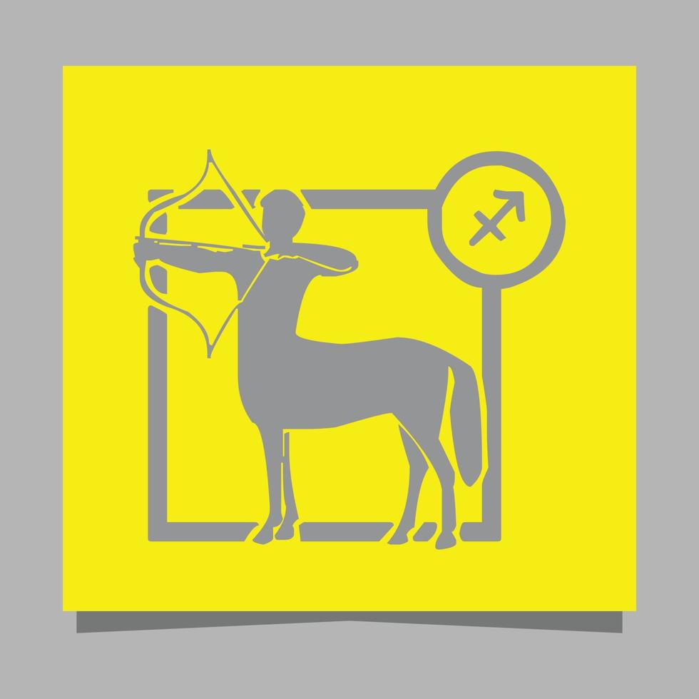 Zodiac astrology horoscope card vector illustration linear design isolated drawn on paper is perfect for Elegant symbols and icons esoteric horoscope template for wall print poster