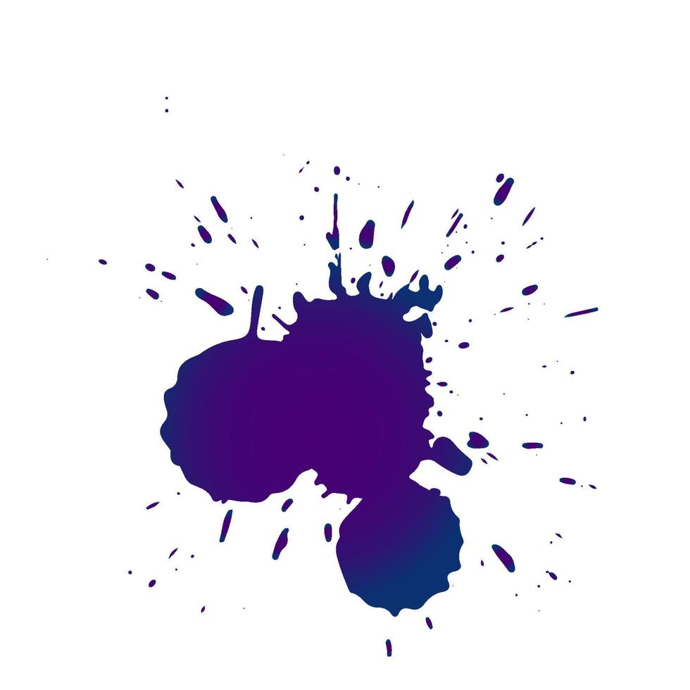 Color ink splashes. Grunge splatters. Abstract background. Grunge text banners vector