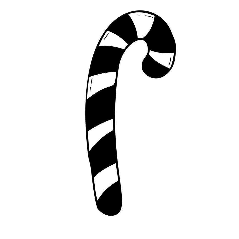 One bigstriped caramel stick vector