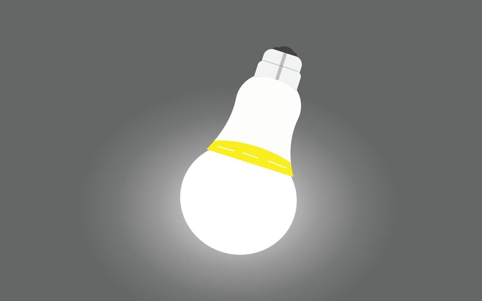 LED, incandescent and energy saving light vector