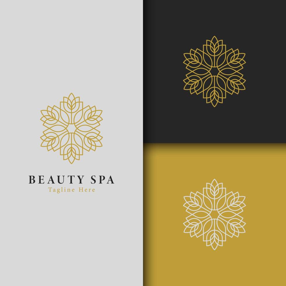 spa and beauty logo vector