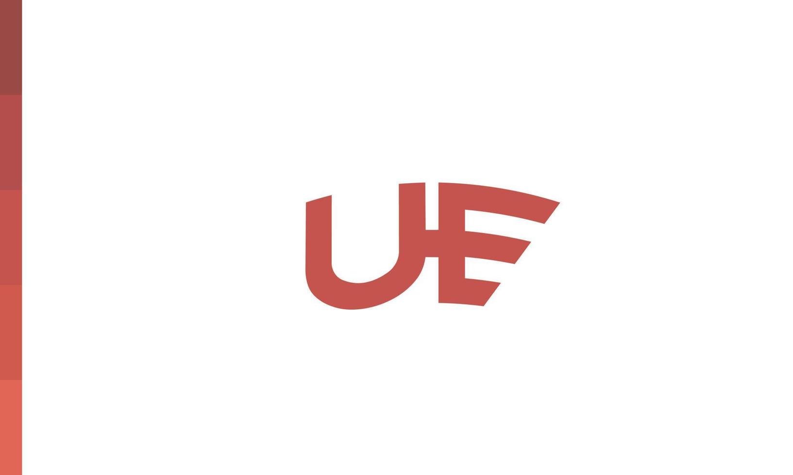 Alphabet letters Initials Monogram logo UE, EU, U and E vector