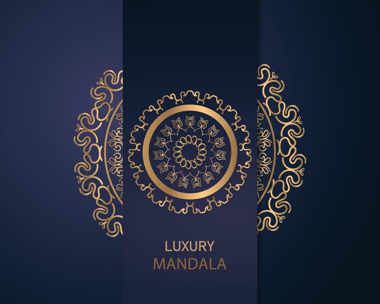 Luxury mandala background with golden arebesque pattern east style ornament elegant invitation wedding card, invite, backdrop cover banner, luxury style vector illustration design colorful