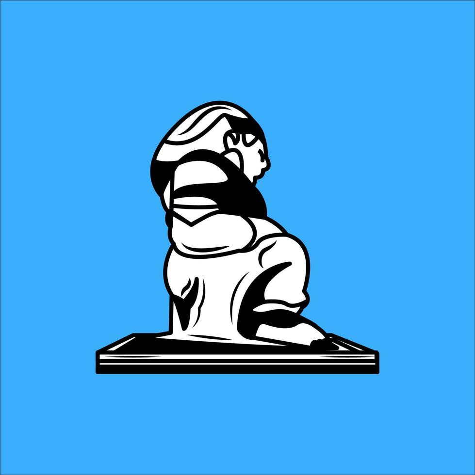 thetotok kerot statue vector