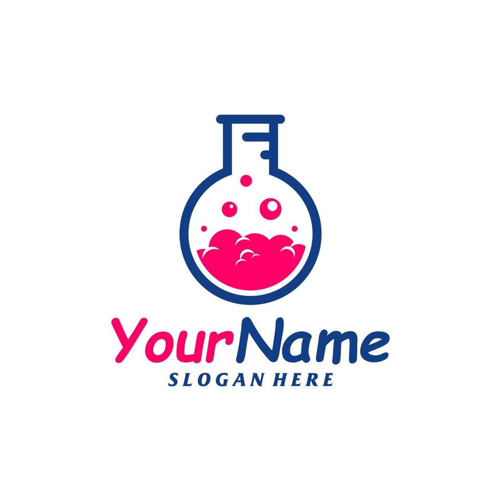 Lab Logo Design Template. Science lab logo concept vector. Creative