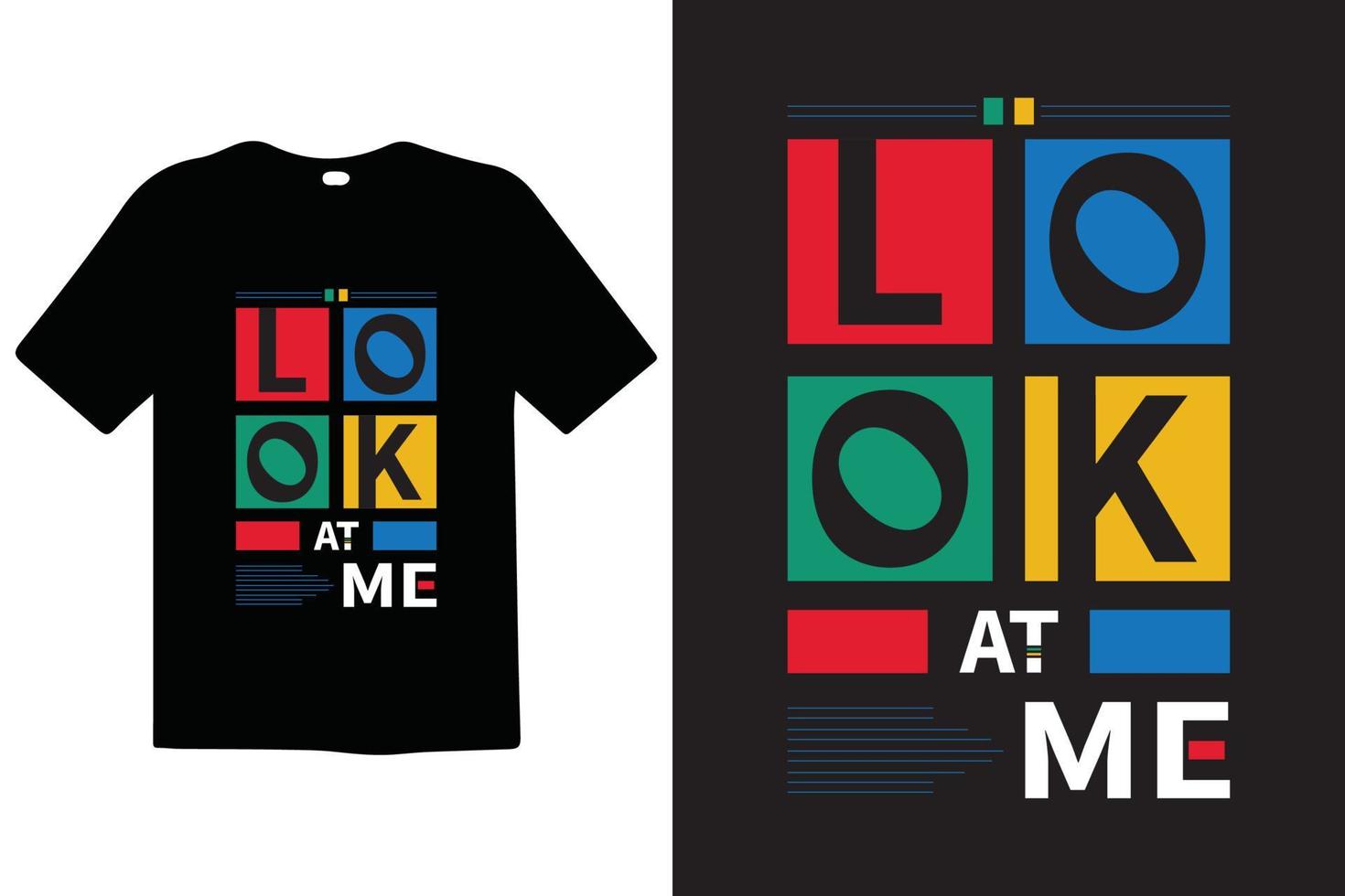Look at me T shirt Template, calligraphy slogan with broken liberty statue head and skull on black background, modern inspirational quotes t-shirt design ,geometric typography inspirational quotes ads vector